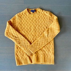 Cozy Scottish lambs wool brooks brothers sweater in amazing color